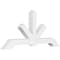 Ekena Millwork Vanguard Architectural Grade PVC Gable Bracket, 60"W x 27 1/2"H x 4"D x 4"F, 11/12 Pitch GBP060X28X0404VAN00 - alternate 1